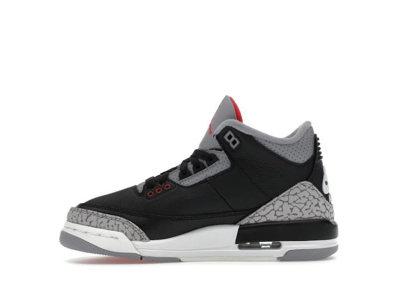 Air Jordan Retro 3 Black Cement Reimagined (GS) - Image 3