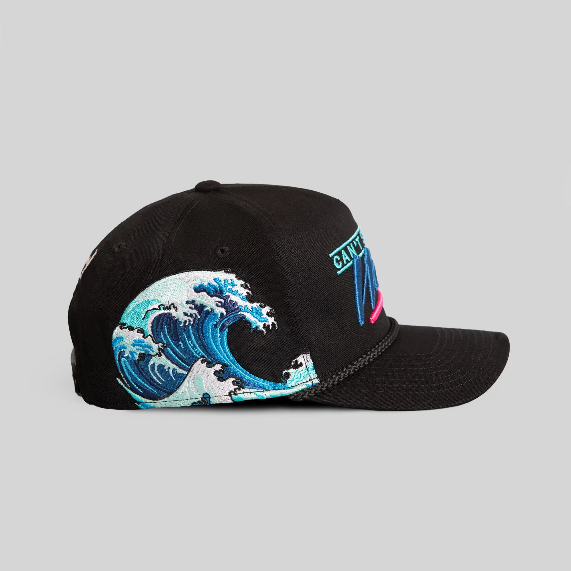 Field Grade CANT STOP THE WAVE BLACK TWILL TRUCKER - Image 4