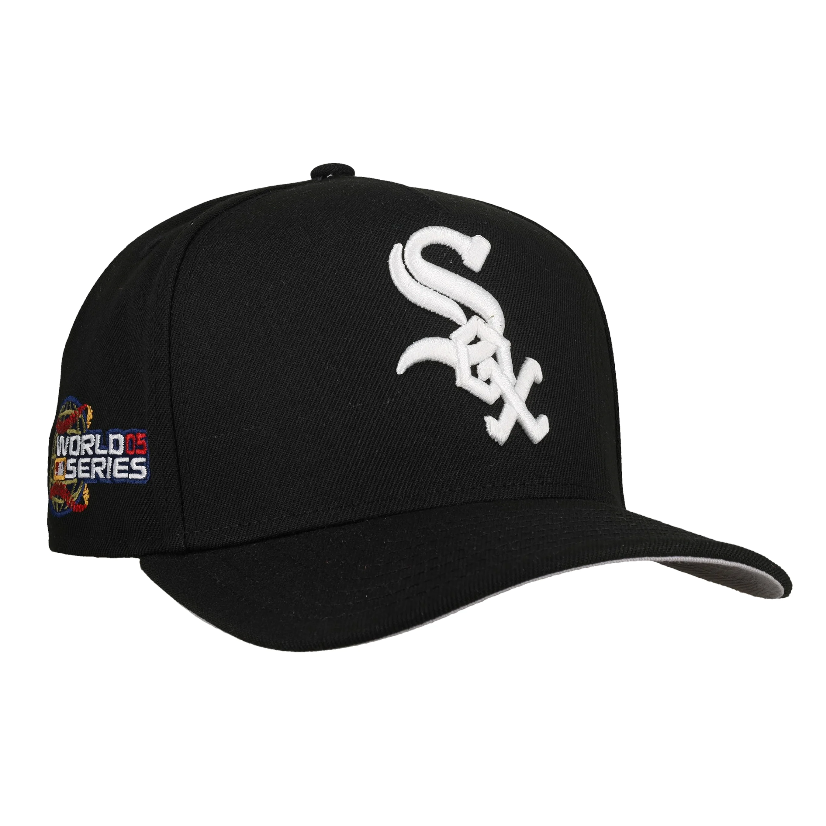 Chicago White Sox 2003 Team Color 9Fifty A Frame Snapback Hat (Grey Brim)