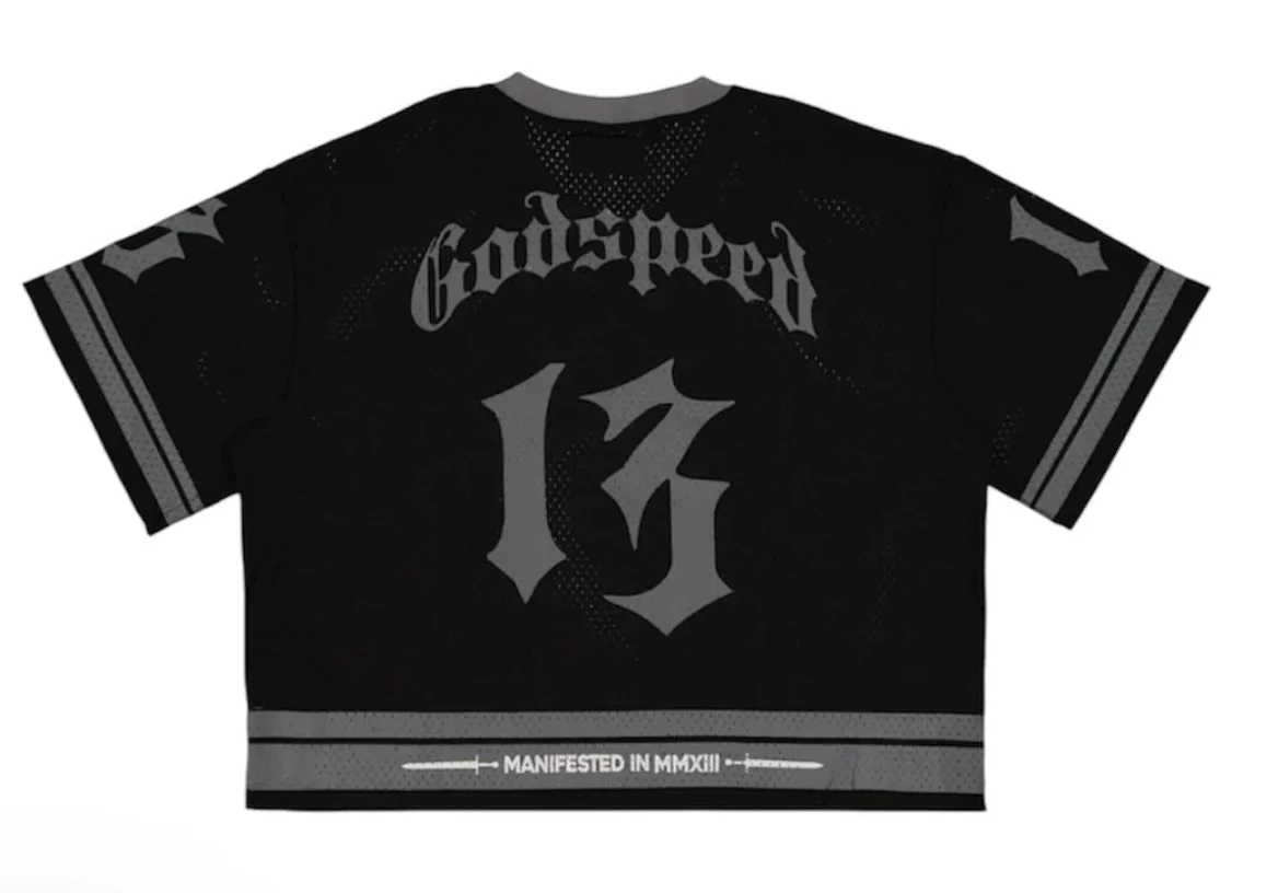 Godspeed First Down Jersey (Black/Grey) - Image 2