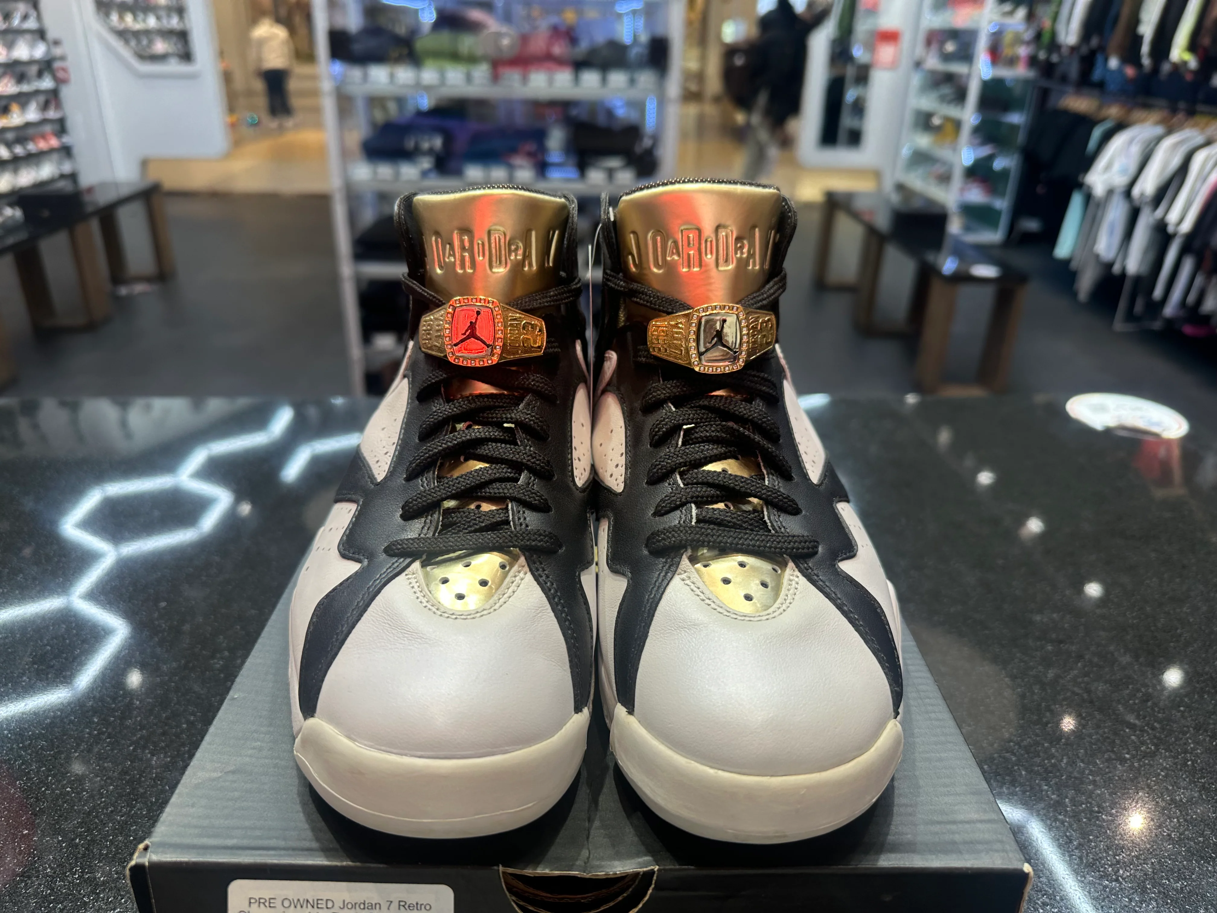 PRE OWNED Jordan 7 Retro Championship Pack Champagne - Image 3