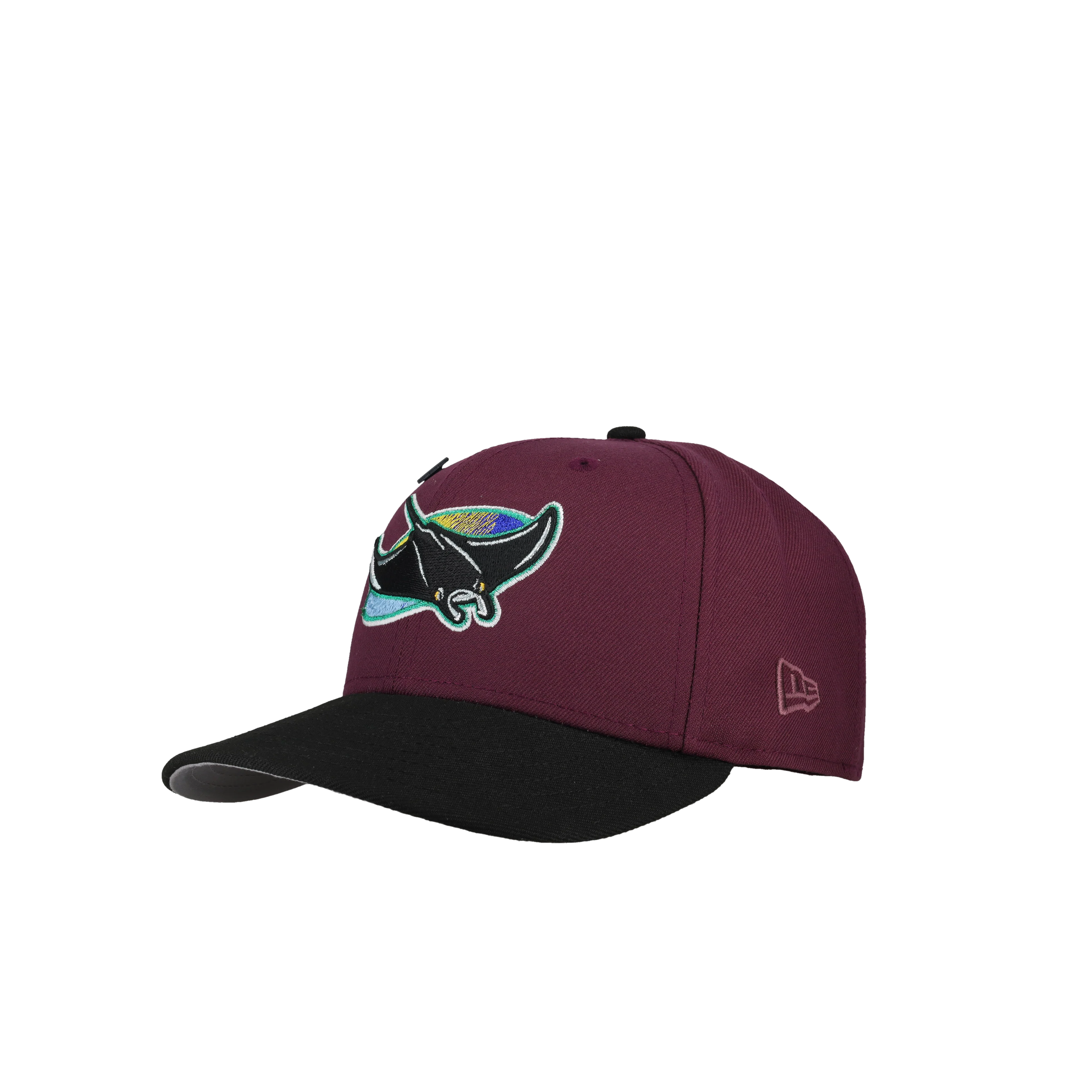 Tampa Bay Rays Tropicana Field Plum/Black Metallic 59Fifty Fitted Hat - Image 5